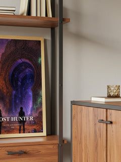 Ghost Hunter book watercolour illustration paper finish options – matte satin gloss