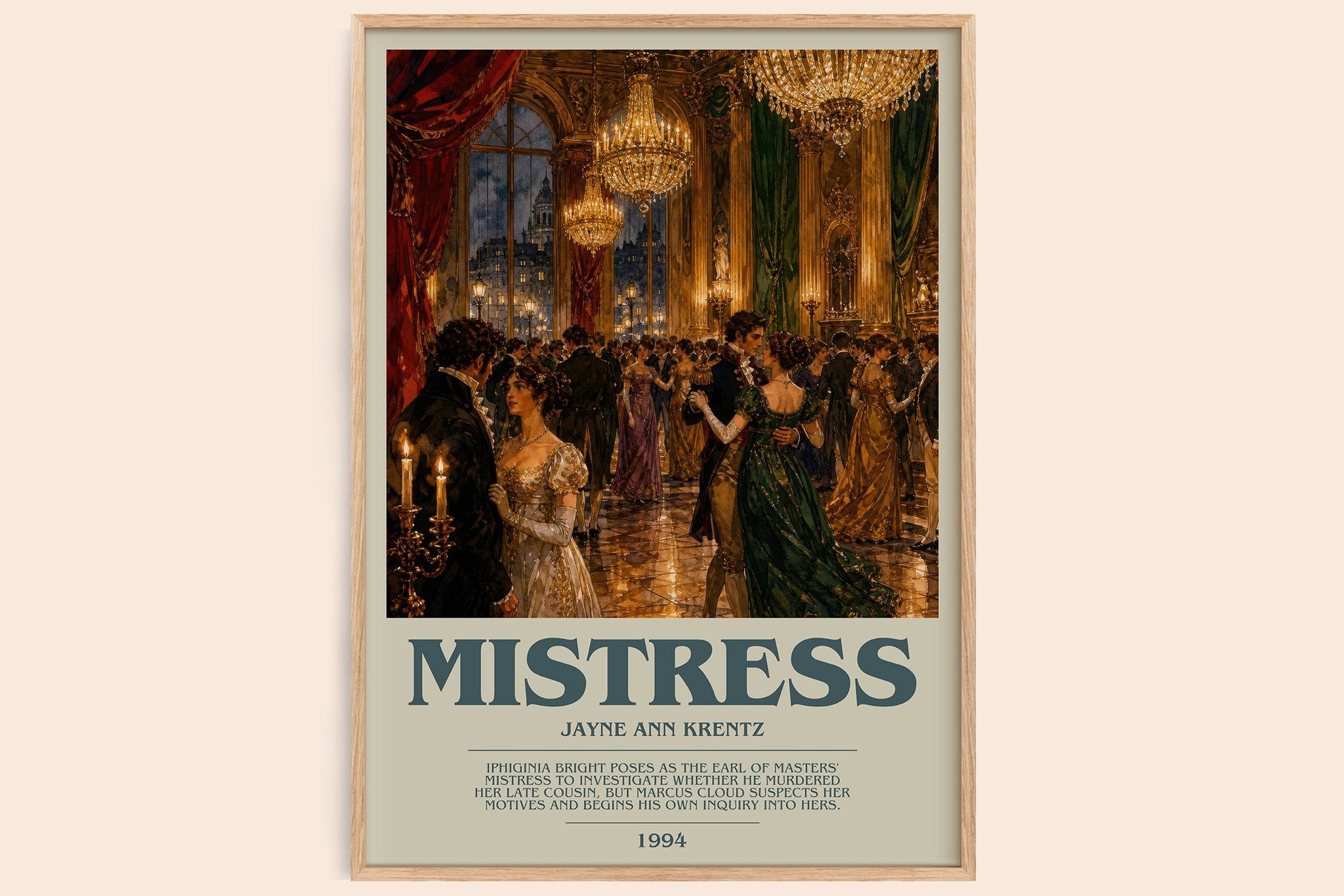 Mistress Bookish Wall Art by Jayne Ann Krentz