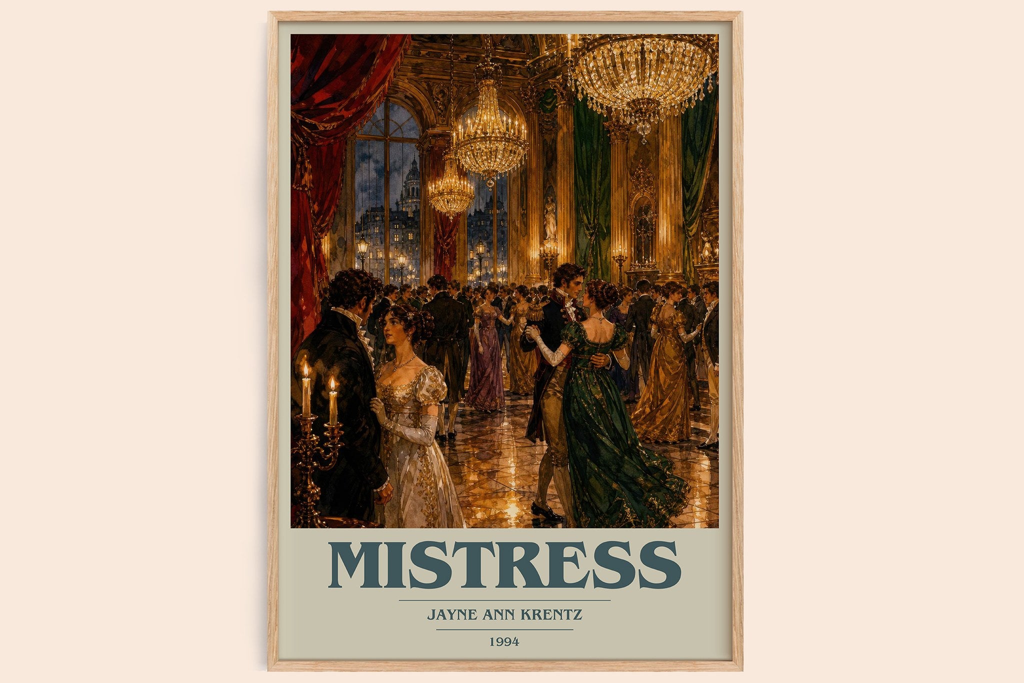 Mistress Book Cover Poster by Jayne Ann Krentz