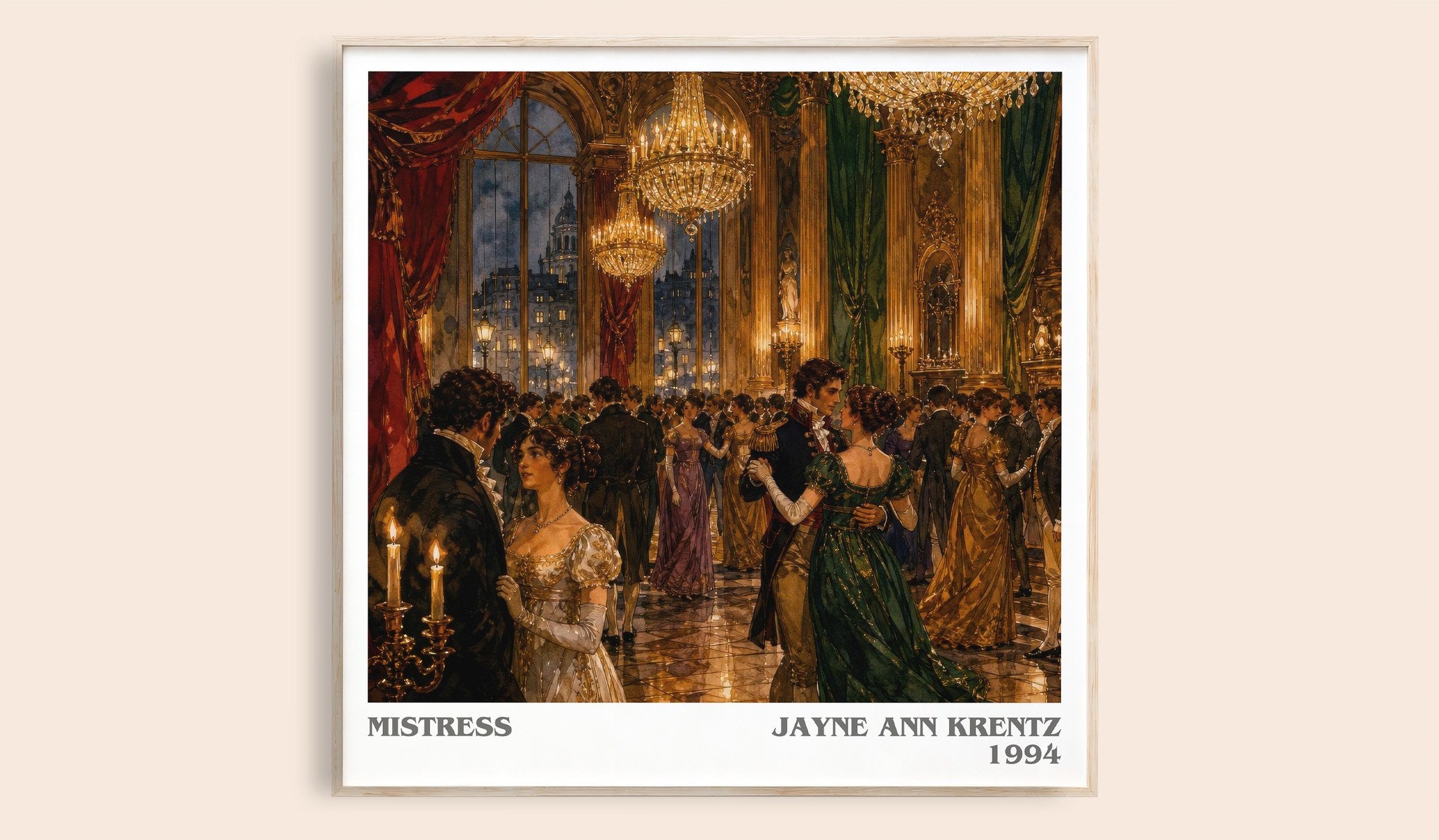 Mistress Literary Art Print by Jayne Ann Krentz