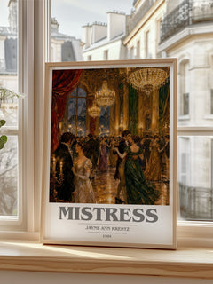 Mistress book cover poster colour and style options – Jayne Ann Krentz book art
