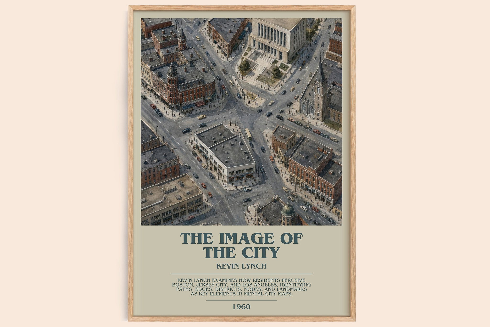 The Image of the City Bookish Wall Art by Kevin Lynch