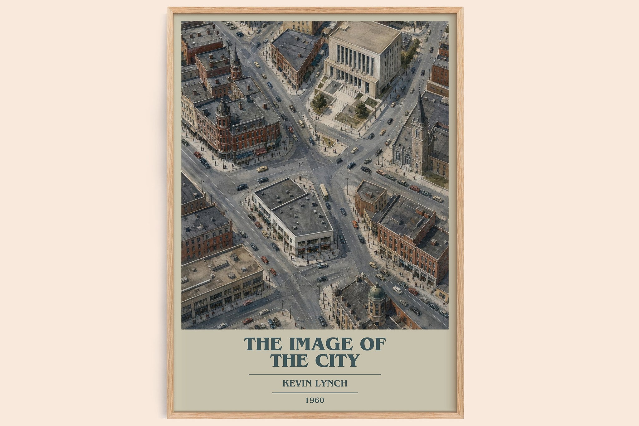 The Image of the City Book Cover Poster by Kevin Lynch