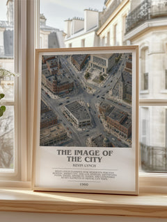 The Image of the City bookish poster colour and style options – Kevin Lynch book art