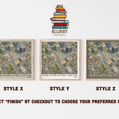 A Theory of Good City Form literary print in frame leaning in hallway – non fiction wall art