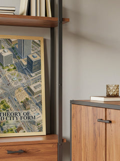 A Theory of Good City Form book watercolour illustration paper finish options – matte satin gloss