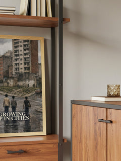 Growing up in cities book watercolour illustration paper finish options – matte satin gloss
