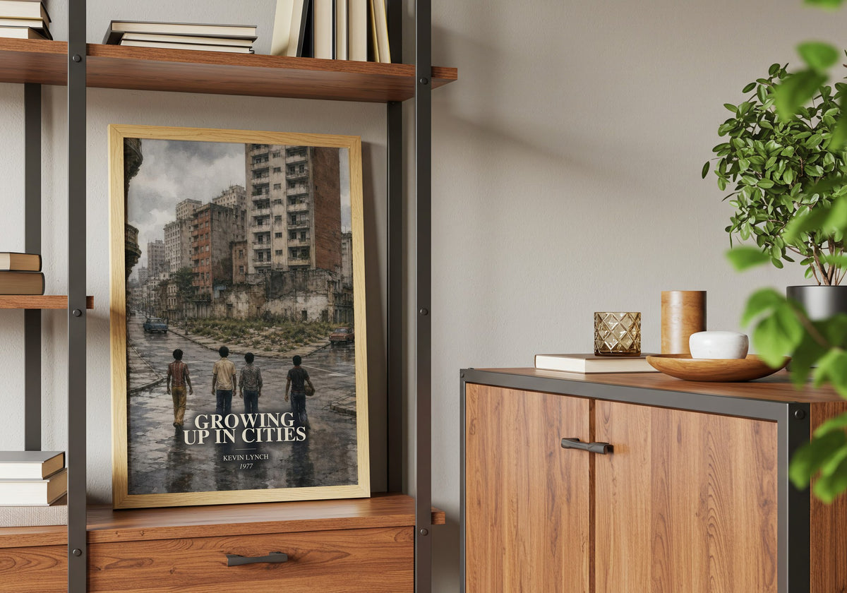 Growing up in cities book watercolour illustration paper finish options – matte satin gloss