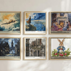 Growing up in cities literary art print colour and style options – Kevin Lynch book art