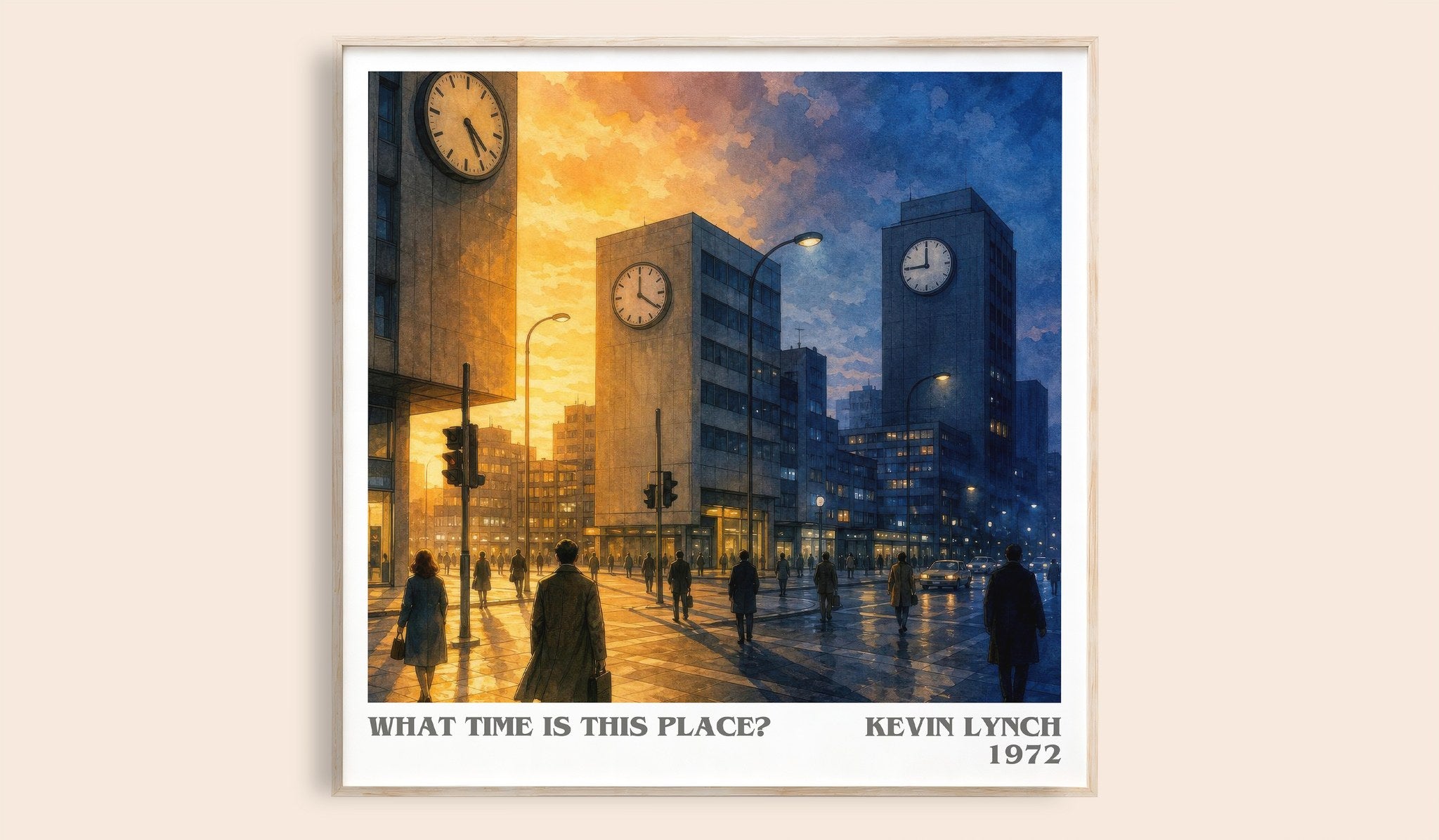 What Time is This Place? Literary Art Print by Kevin Lynch