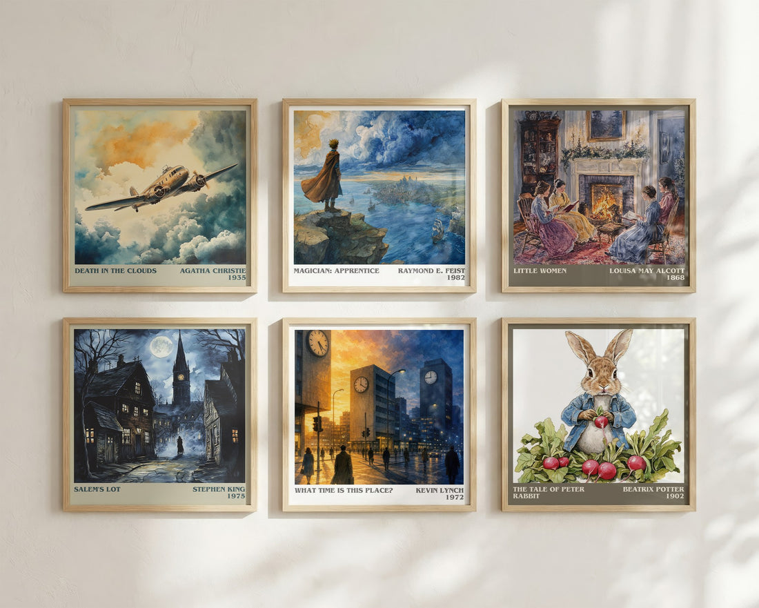 What Time is This Place? literary art print colour and style options – Kevin Lynch book art