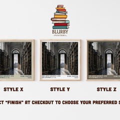 The Open Society and Its Enemies (1+2) literary print in frame leaning in hallway – philosophy wall art