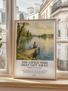 The Little Fish That Got Away bookish poster colour and style options – Crockett Johnson book art