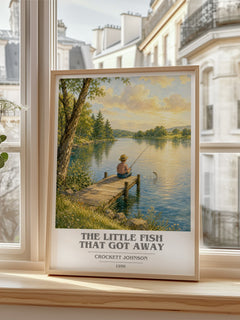 The Little Fish That Got Away book cover poster colour and style options – Crockett Johnson book art