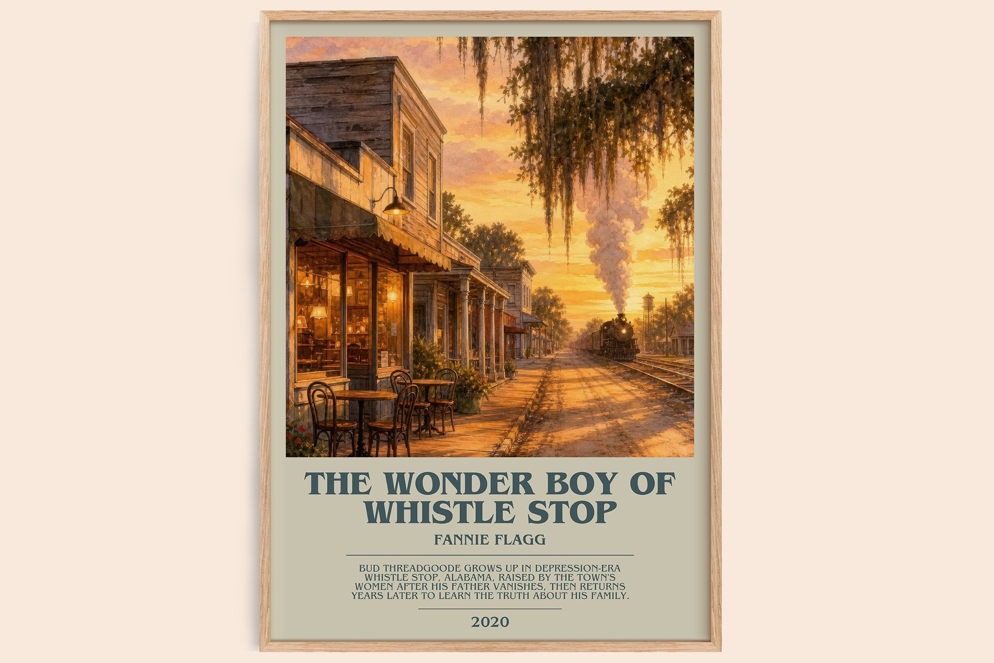 The Wonder Boy of Whistle Stop Bookish Wall Art by Fannie Flagg