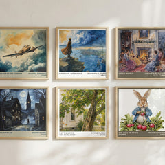 Can't Wait to Get to Heaven literary art print colour and style options – Fannie Flagg book art