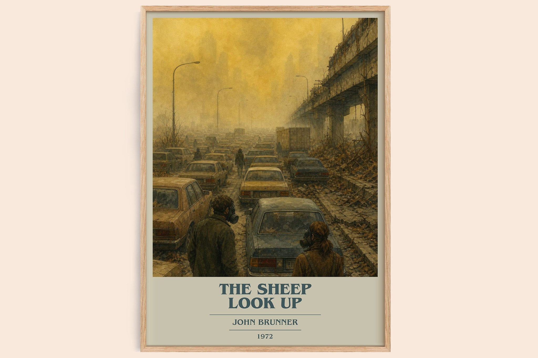 The Sheep Look Up Book Cover Poster by John Brunner