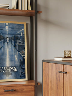 Machines That Think book watercolour illustration paper finish options – matte satin gloss