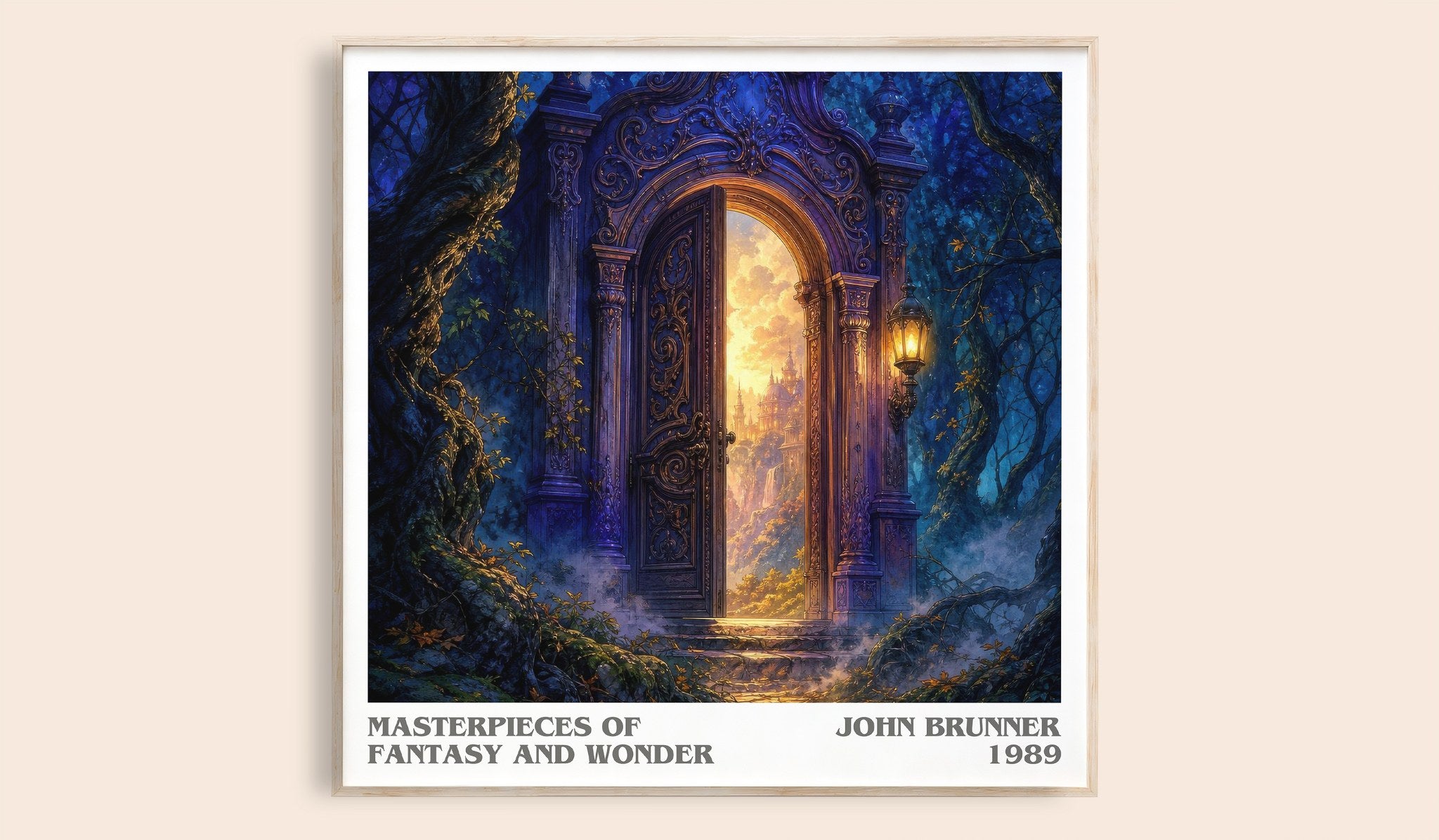 Masterpieces of Fantasy and Wonder Literary Art Print by John Brunner