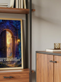 Masterpieces of Fantasy and Wonder book watercolour illustration paper finish options – matte satin gloss