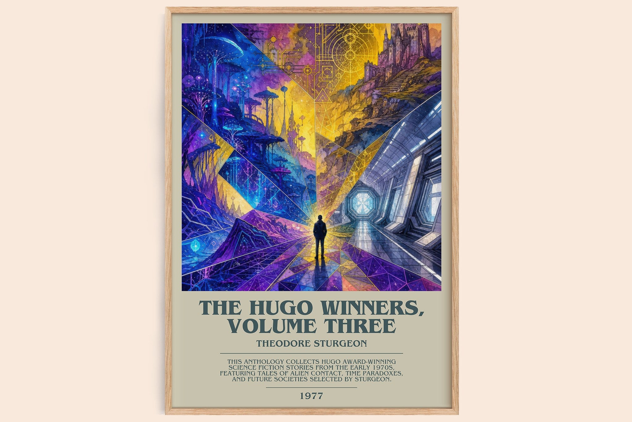 The Hugo Winners, Volume Three Bookish Wall Art by Theodore Sturgeon