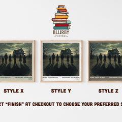 More Than Human literary print in frame leaning in hallway – sci fi wall art