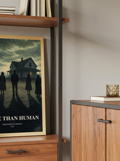 More Than Human book watercolour illustration paper finish options – matte satin gloss