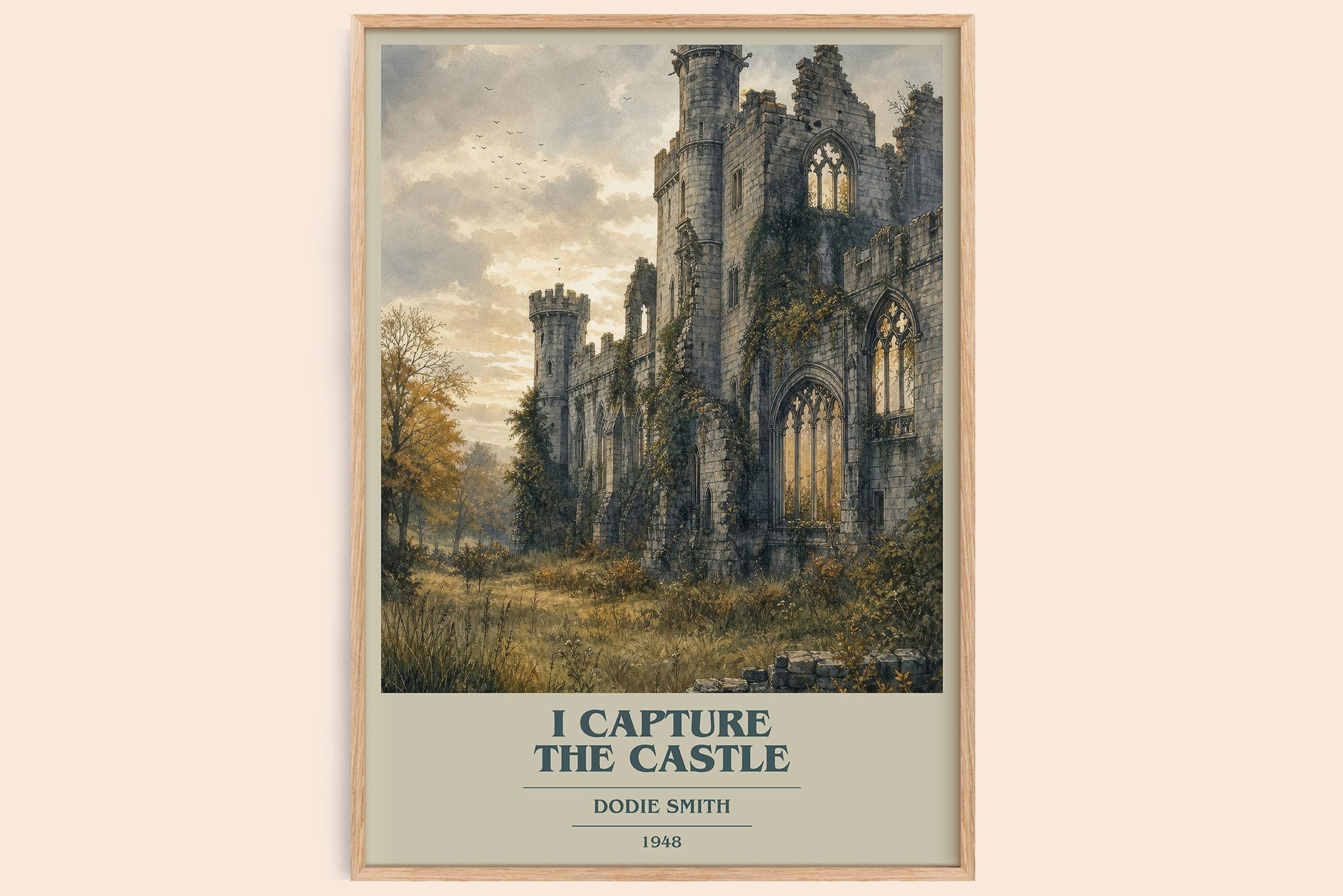 I Capture the Castle Book Cover Poster by Dodie Smith