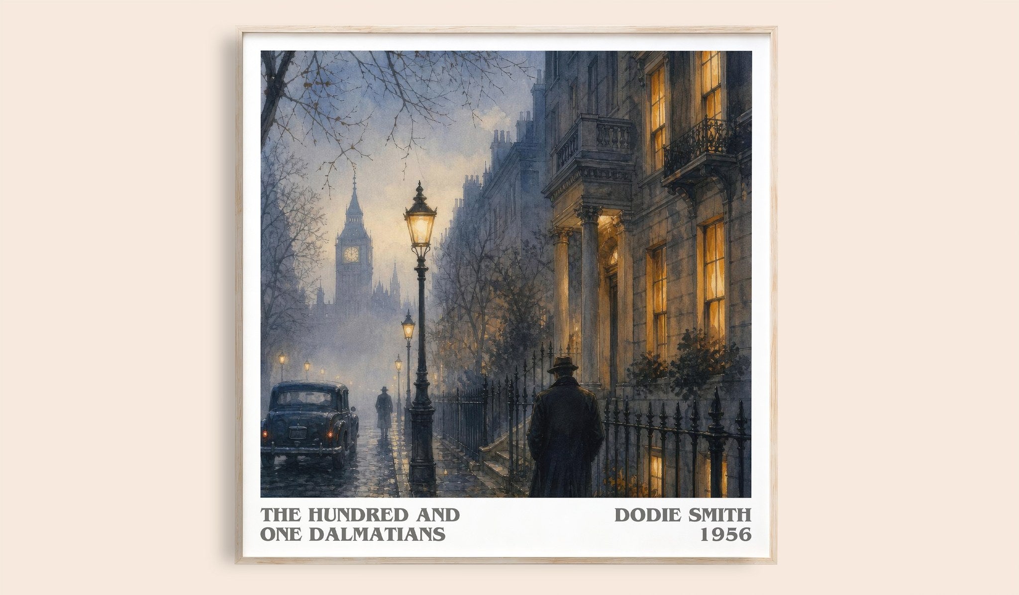 The Hundred and One Dalmatians Literary Art Print by Dodie Smith