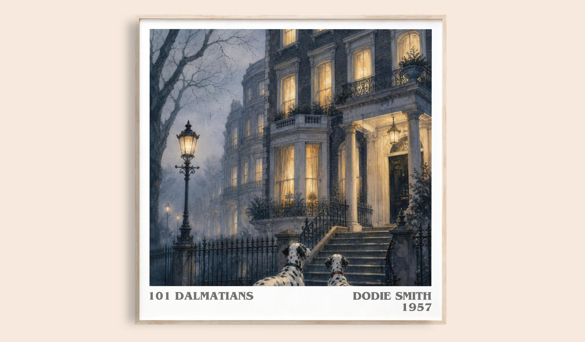101 Dalmatians Literary Art Print by Dodie Smith