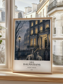 101 Dalmatians book cover poster colour and style options – Dodie Smith book art