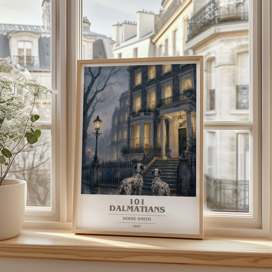 101 Dalmatians book cover poster colour and style options – Dodie Smith book art
