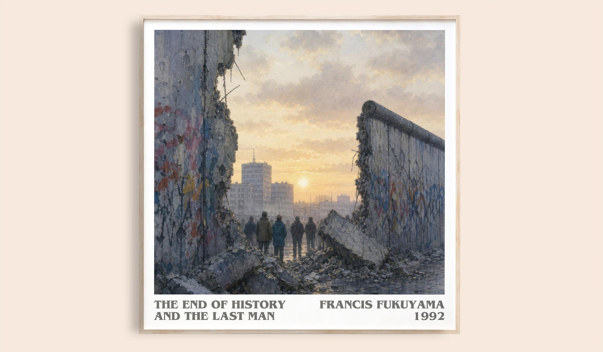 End of History and the Last Man Literary Art Print by Francis Fukuyama