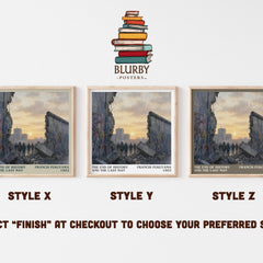 The End of History and the Last Man literary print in frame leaning in hallway – non fiction wall art