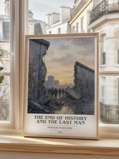 The End of History and the Last Man book cover poster colour and style options – Francis Fukuyama book art