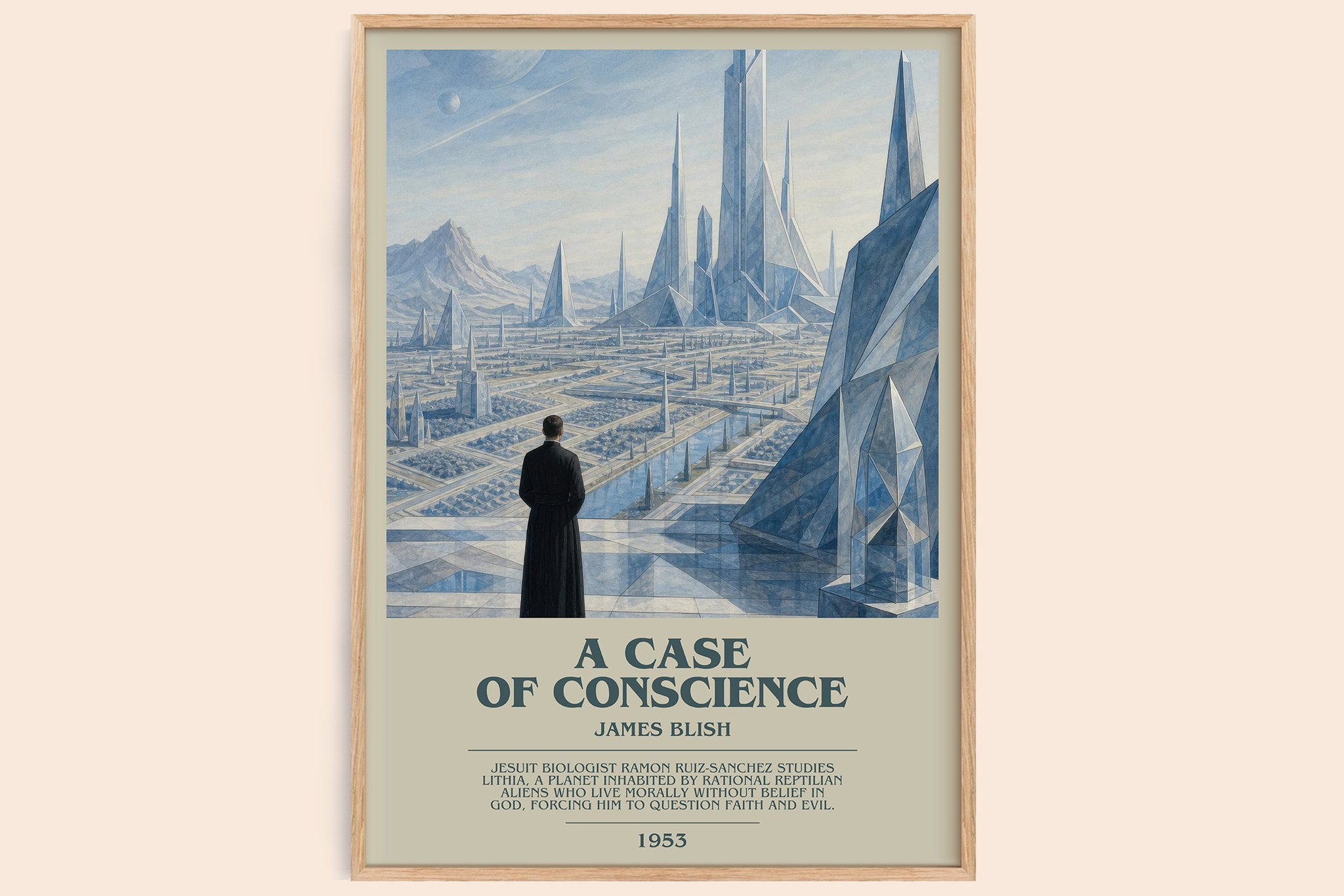 A Case of Conscience Bookish Wall Art by James Blish
