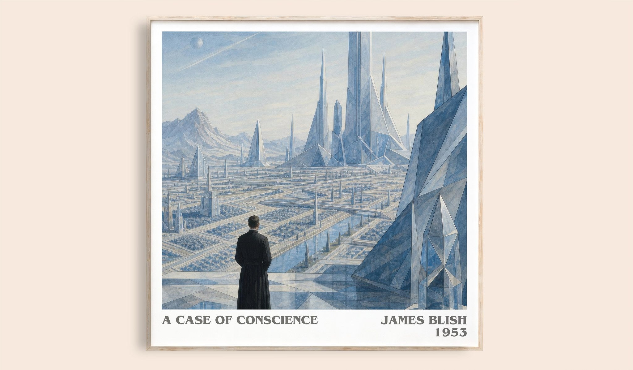 A Case of Conscience Literary Art Print by James Blish
