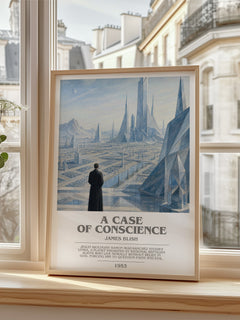 A Case of Conscience bookish poster colour and style options – James Blish book art