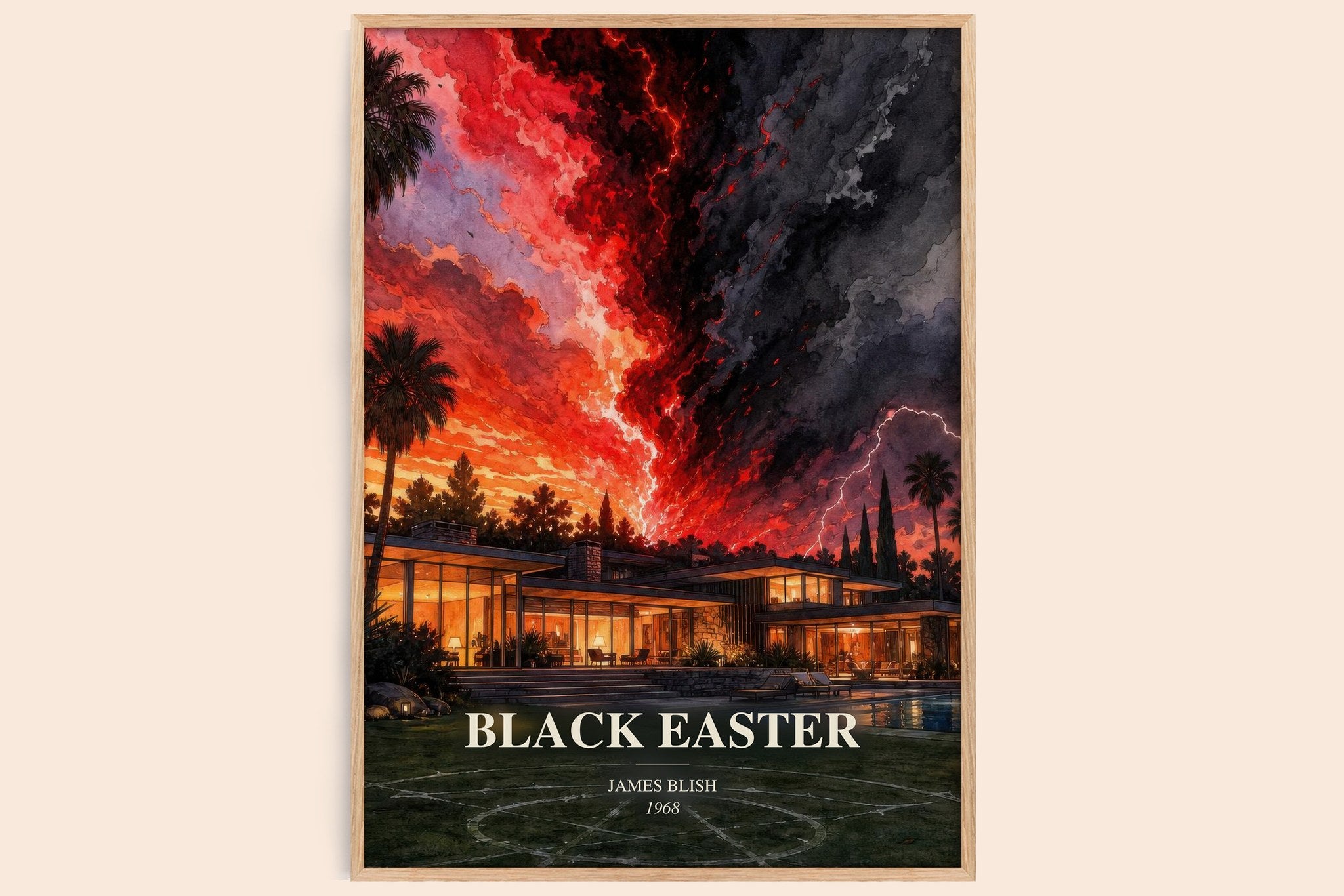 Black Easter Book Watercolour Illustration by James Blish