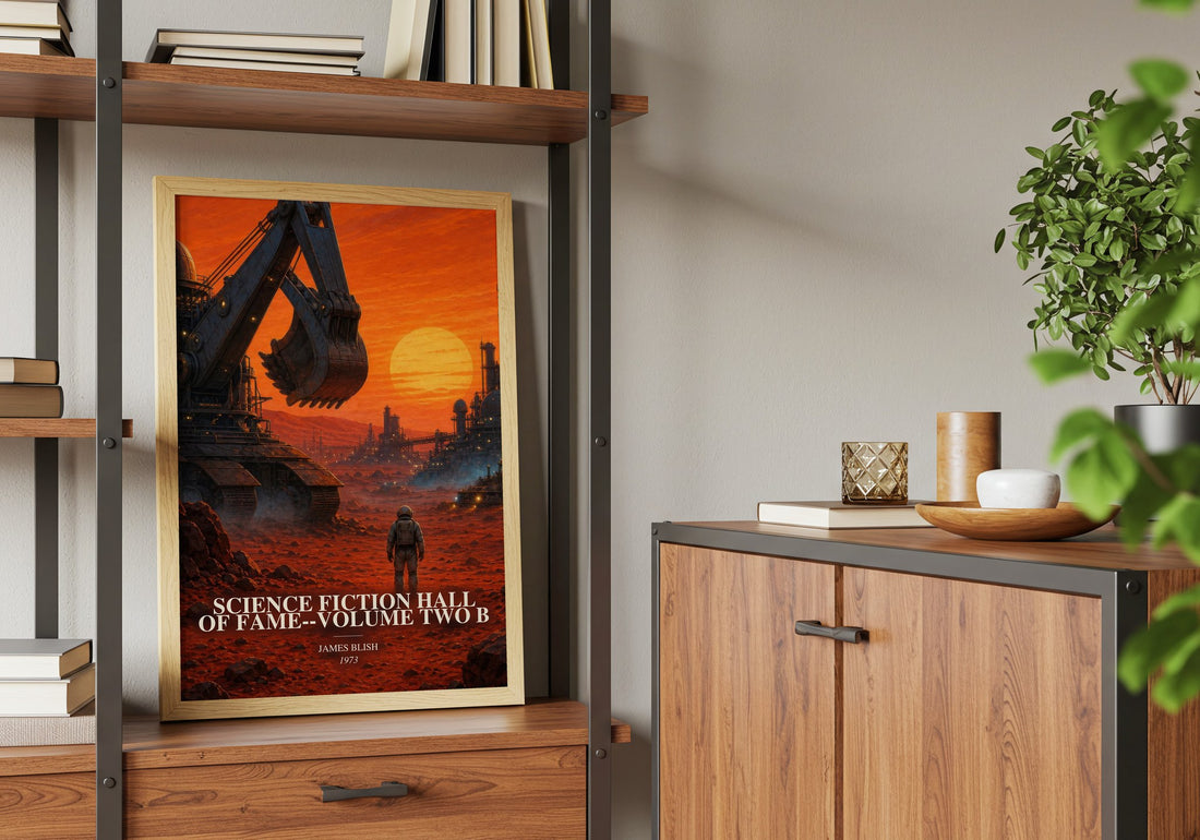 Science Fiction Hall of Fame--Volume Two B book watercolour illustration paper finish options – matte satin gloss