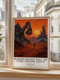 Science Fiction Hall of Fame--Volume Two B book cover poster colour and style options – James Blish book art