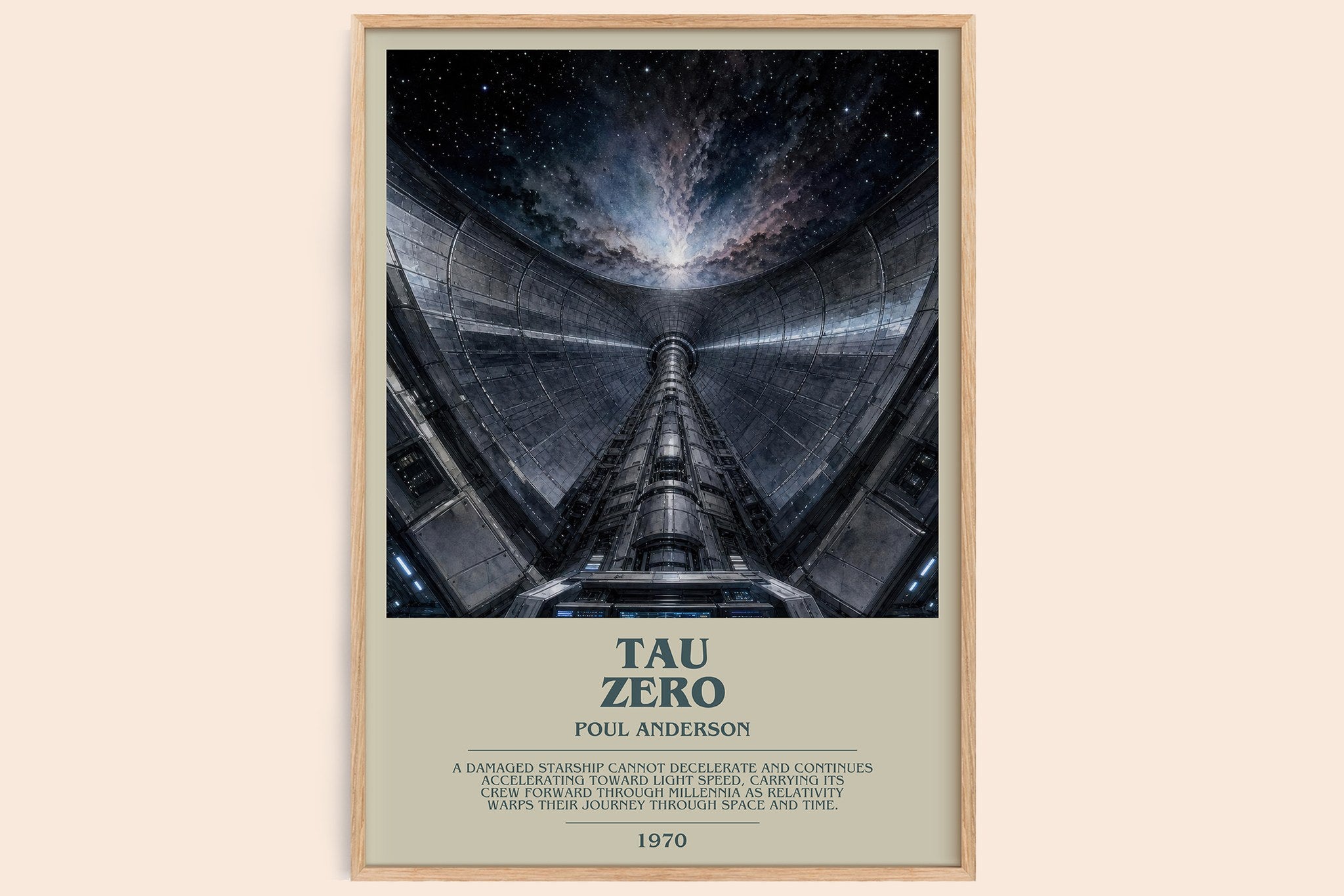 Tau Zero Bookish Wall Art by Poul Anderson