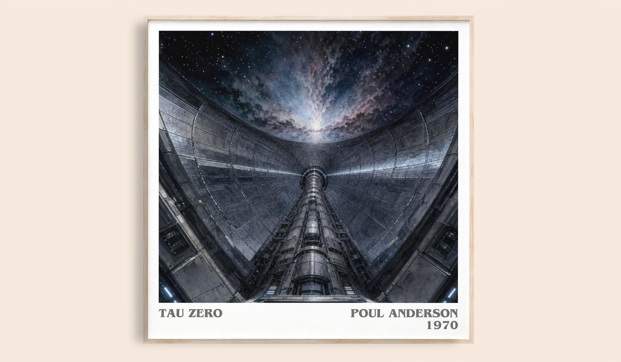 Tau Zero Literary Art Print by Poul Anderson
