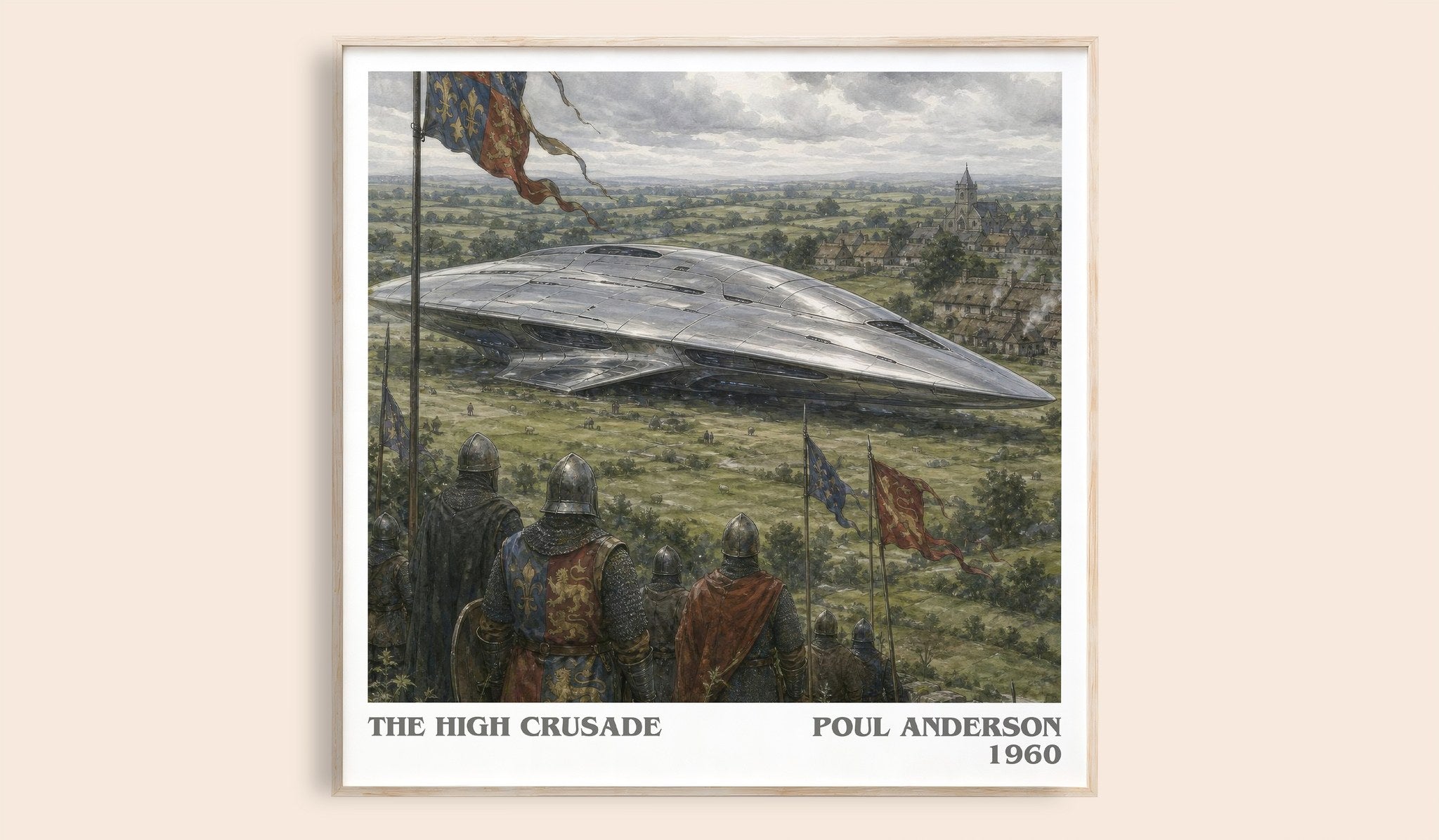 The High Crusade Literary Art Print by Poul Anderson