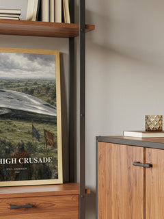 The High Crusade book watercolour illustration paper finish options – matte satin gloss