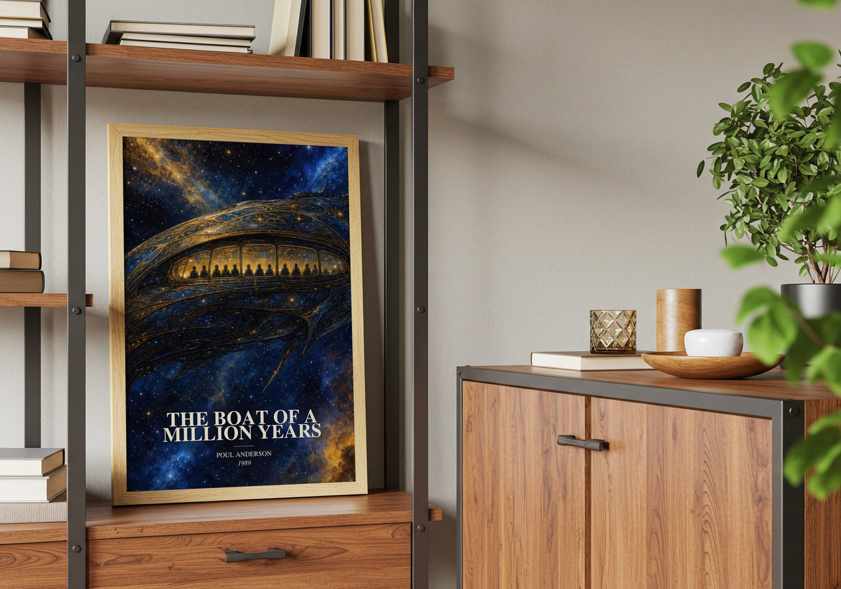 The boat of a million years book watercolour illustration paper finish options – matte satin gloss