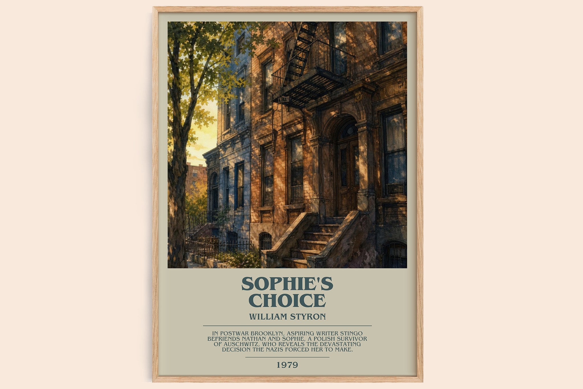 Sophie's Choice Bookish Wall Art by William Styron