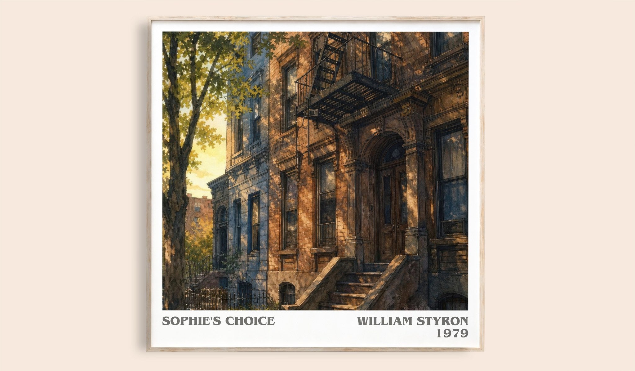 Sophie's Choice Literary Art Print by William Styron