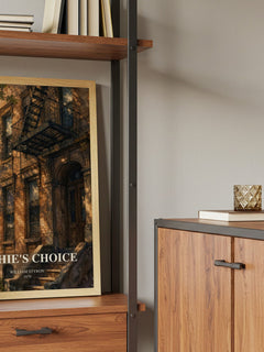 Sophie's Choice book watercolour illustration paper finish options – matte satin gloss