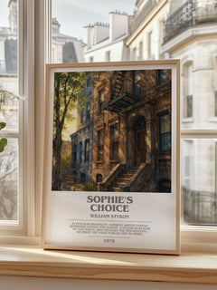 Sophie's Choice bookish poster colour and style options – William Styron book art